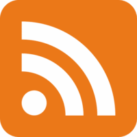 RSS icon linking to an RSS feed for the whole website.